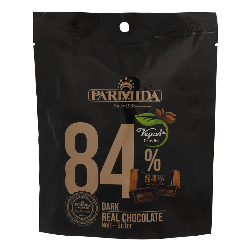 شکلات تلخ 84 درصد پارمیدا - 70 گرم  