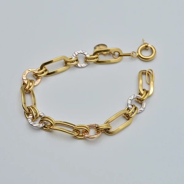 دستبند طلا 18 عیار زنانه مدل آروشا