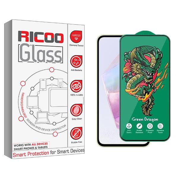 محافظ صفحه نمایش ریکو مدل RiC2 Green_Dragon مناسب برای گوشی موبایل سامسونگ Galaxy A35