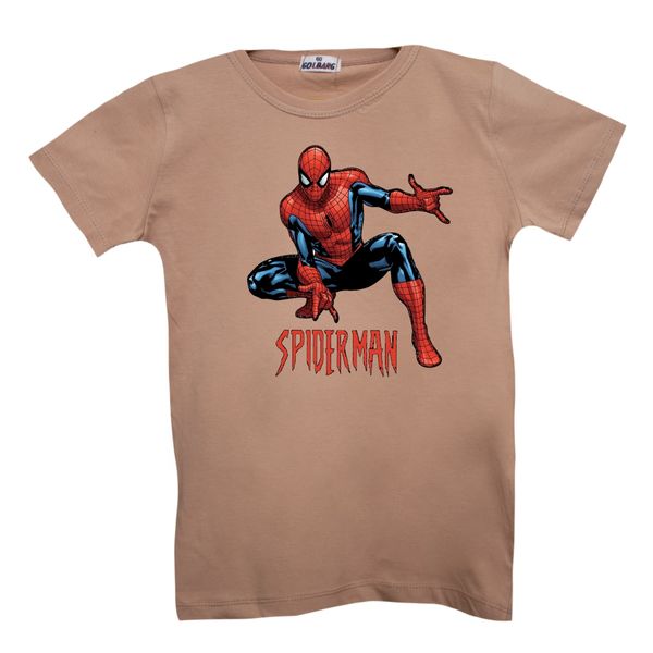 تی شرت آستین کوتاه پسرانه مدل مرد عنکبوتی کد 18