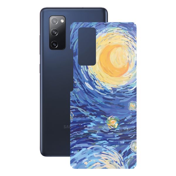 برچسب پوششی راک اسپیس طرح Starry Night مناسب برای گوشی موبایل سامسونگ Galaxy S20 FE