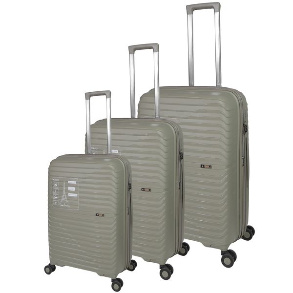 مجموعه سه عددی چمدان پیر کاردین مدل BASEL