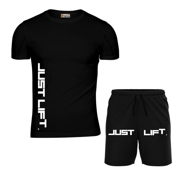 ست تی شرت و شلوارک ورزشی مردانه پاتیلوک مدل Just Lift کد 331532