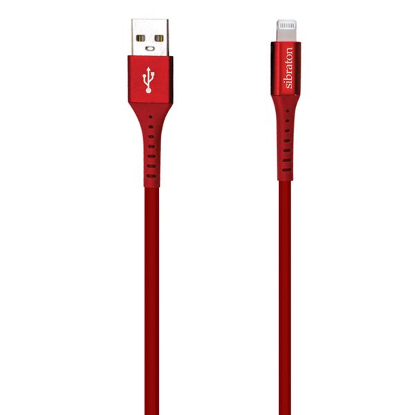 کابل تبدیل USB به لایتنینگ سیبراتون مدل S225 i طول 1.25 متر