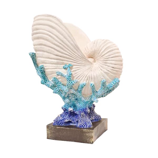 گلدان دکوری مدل حلزون و مرجان دریایی