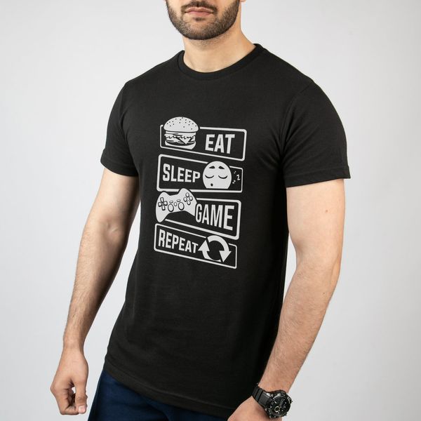 تی شرت آستین کوتاه مردانه مدل Gamer Life کد G001