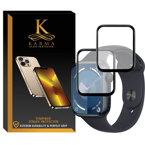 محافظ صفحه نمایش کارما مدل KA-PM مناسب برای اپل واچ series 9 45mm بسته دو عددی