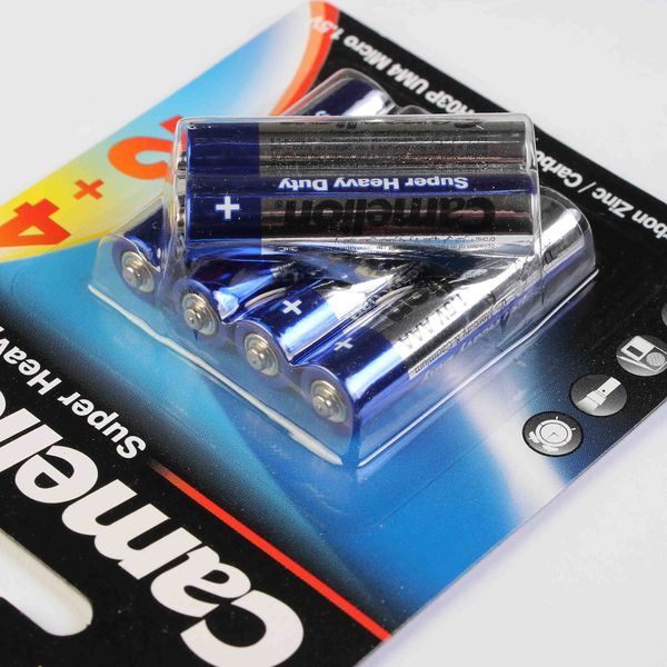 باتری نیم قلمی کملیون مدل Super  بسته 6 عددی