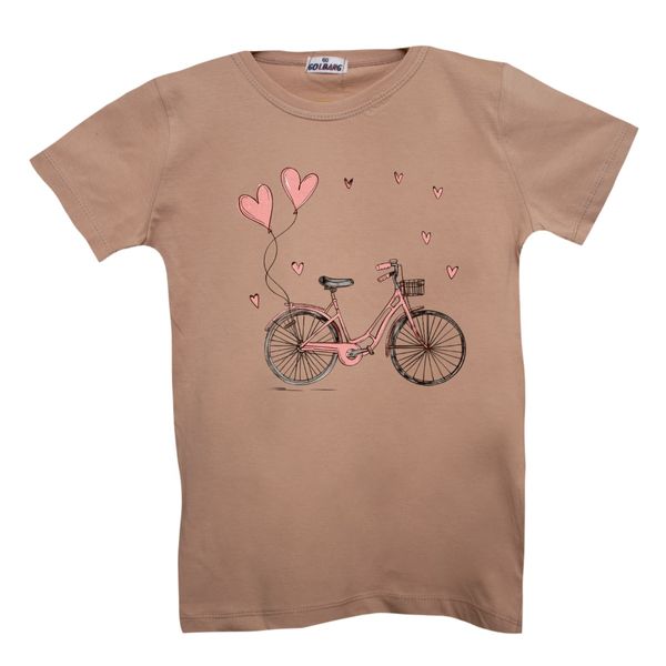 تی شرت آستین کوتاه  بچگانه مدل دوچرخه کد 2