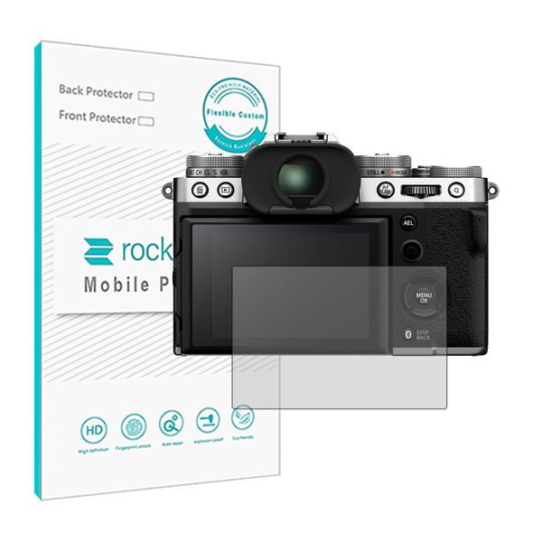 محافظ صفحه نمایش دوربین شفاف راک اسپیس مدل HyGEL مناسب برای دوربین عکاسی فوجی فیلم X-T5