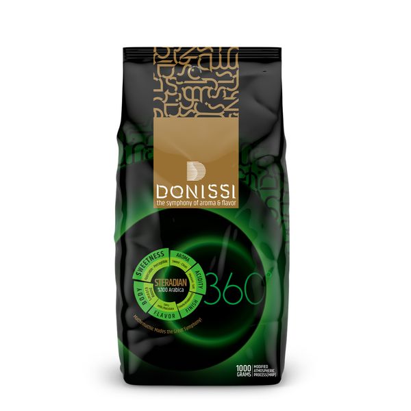 دانه قهوه استرادیان 100% عربیکا دونیسی - 1000 گرم