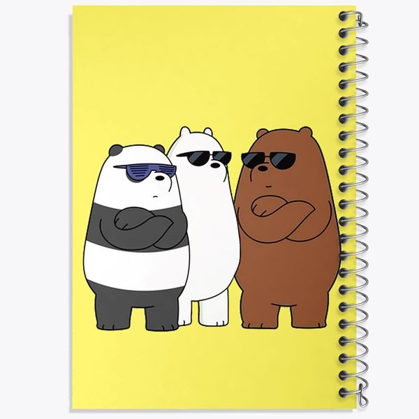 دفتر لیست خرید 50 برگ خندالو طرح انیمیشن سه خرس کله پوک کد 27645