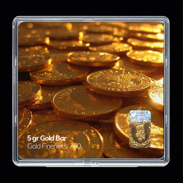 شمش طلا 18 عیار مدوپد مدل طلا کد SG11757
