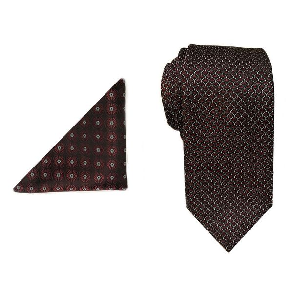 ست کراوات و دستمال جیب مردانه نکست مدل HA000