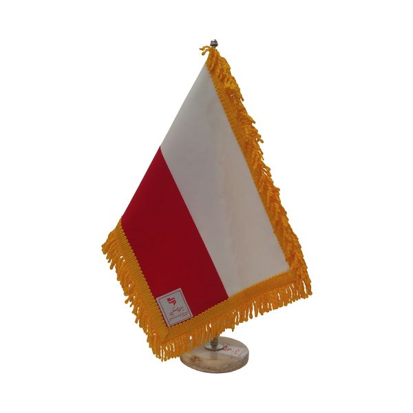 پرچم رومیزی ایران اسکرین طرح پرچم لهستان مدل 20498