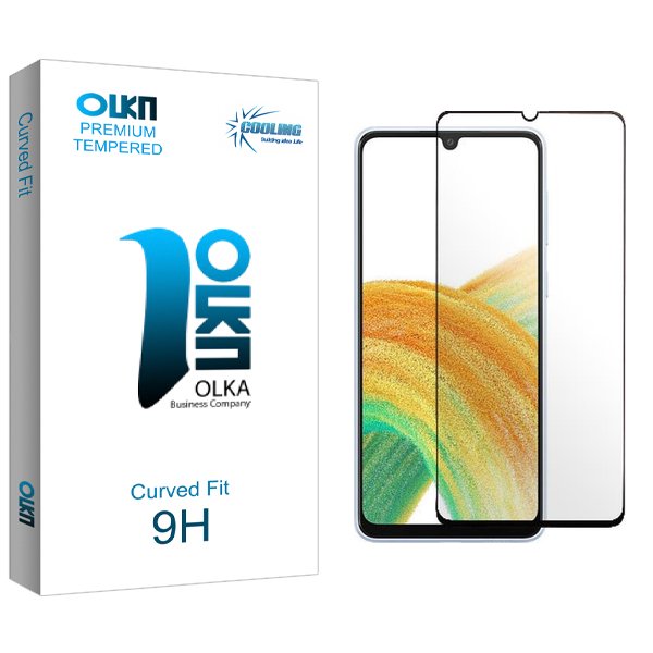 محافظ صفحه نمایش شیشه ای کولینگ مدل Olka Full مناسب برای گوشی موبایل سامسونگ Galaxy A33 5G