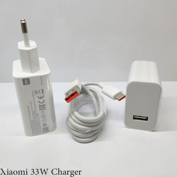 شارژر دیواری  مدل 33w super fast به همراه کابل تبدیل USB-C