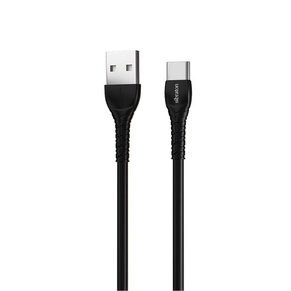 کابل تبدیل USB به USB-C سیبراتون مدل S201C طول 1.1 متر