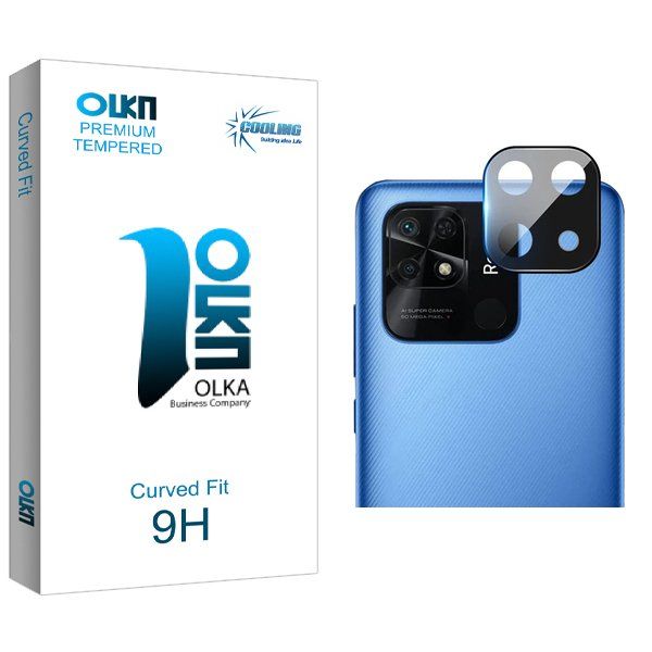 محافظ لنز گوشی کولینگ مدل Olka 3D مناسب برای گوشی موبایل شیائومی Redmi 10C