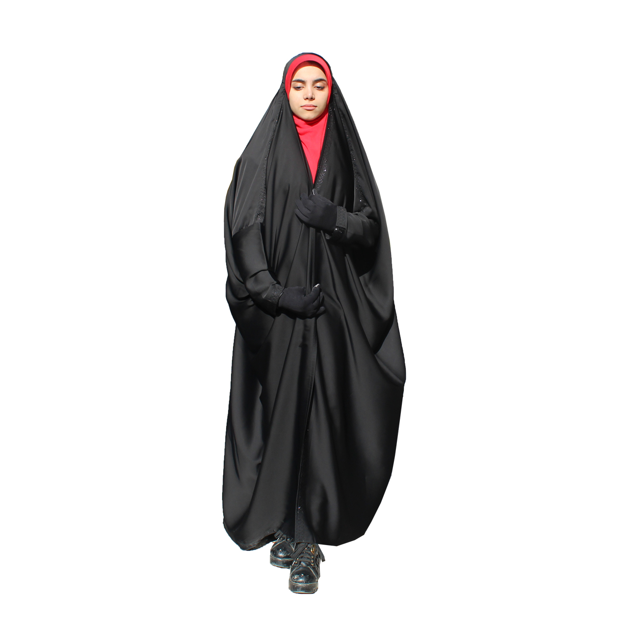 چادر لبنانی طرح دار نانو حجاب حدیث کد 149 