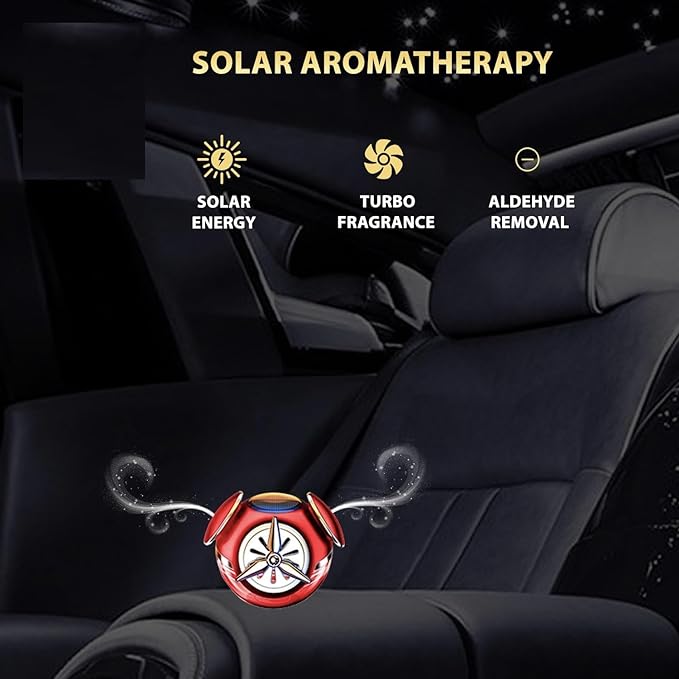  خوشبو کننده خورشیدی خودرو طرح ملخی مدل َBKN