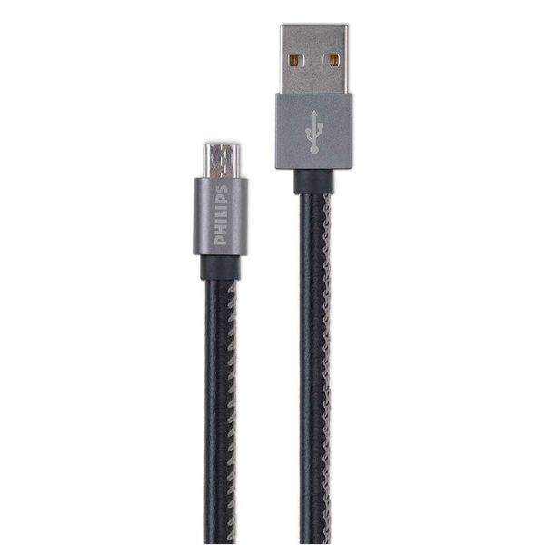 کابل تبدیل USB به microUSB فیلیپس مدل DLC2518 طول 1.2 متر