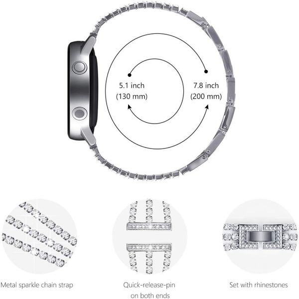 بند دریم مدل Diamond مناسب برای ساعت هوشمند کیو سی وای GS