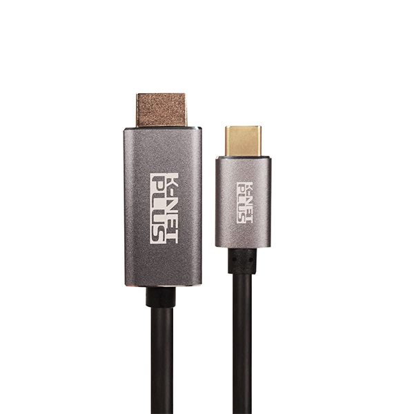 کابل تبدیل USB-C به HDMI کی نت پلاس مدل KP-COCM2HD10 طول 1 متر