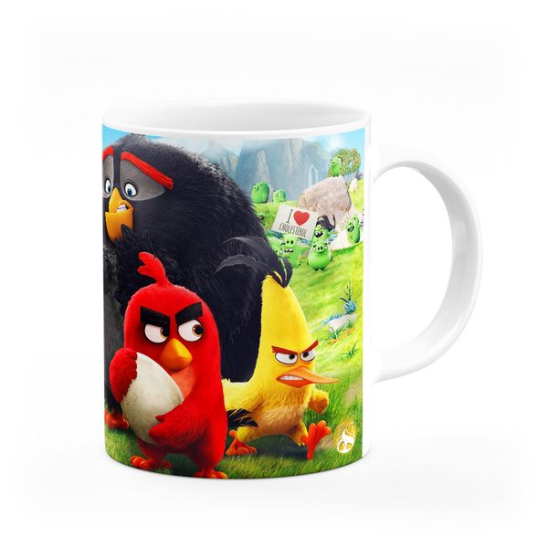 ماگ هومرو طرح انیمیشن پرندگان خشمگین The Angry Birds مدل MG3200