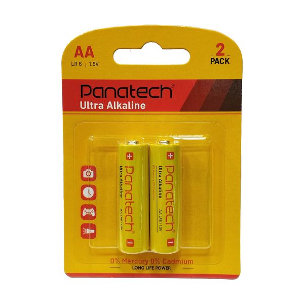 باتری قلمی پاناتک مدل Ultra Alkaline بسته دو عددی