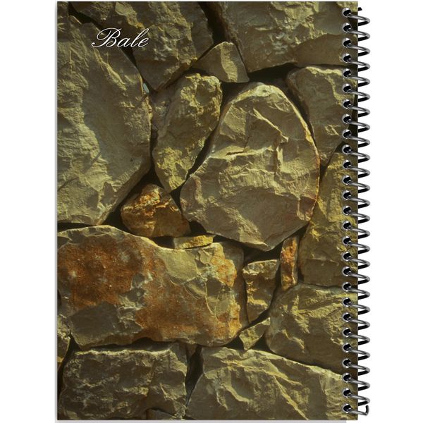 دفتر طراحی 100 برگ انتشارات بله طرح سنگ های بیابان کد TO103