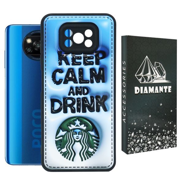 کاور دیامانته مدل Starbucks Bk مناسب برای گوشی موبایل شیائومی Poco X3 Pro / X3 NFC