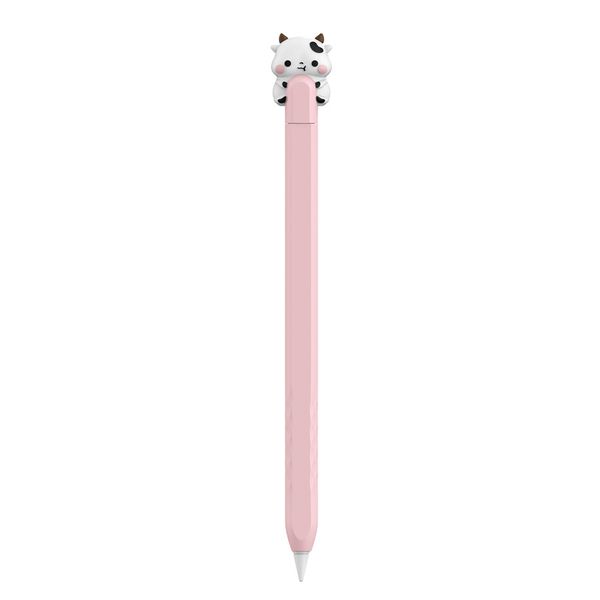 کاور آها استایل مدل PT129-2 Cow-Pink مناسب برای قلم لمسی اپل سری 2