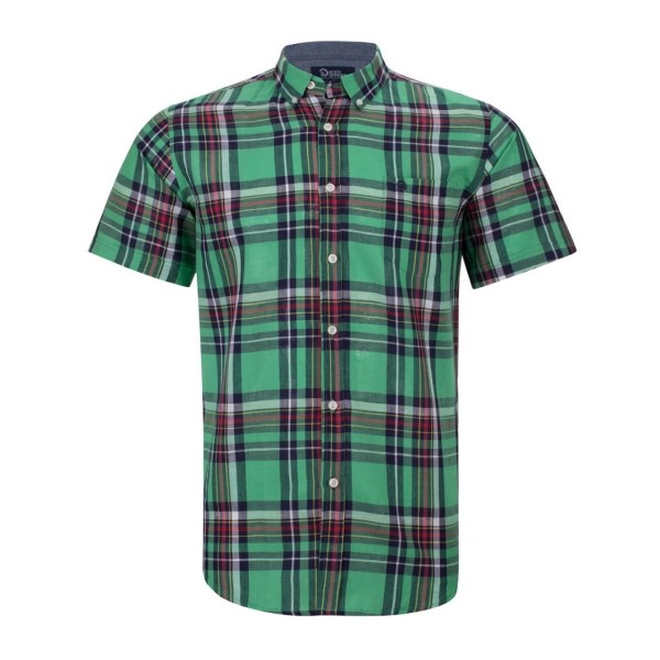 پیراهن آستین کوتاه مردانه بادی اسپینر مدل 01970673 کد 4 رنگ سبز