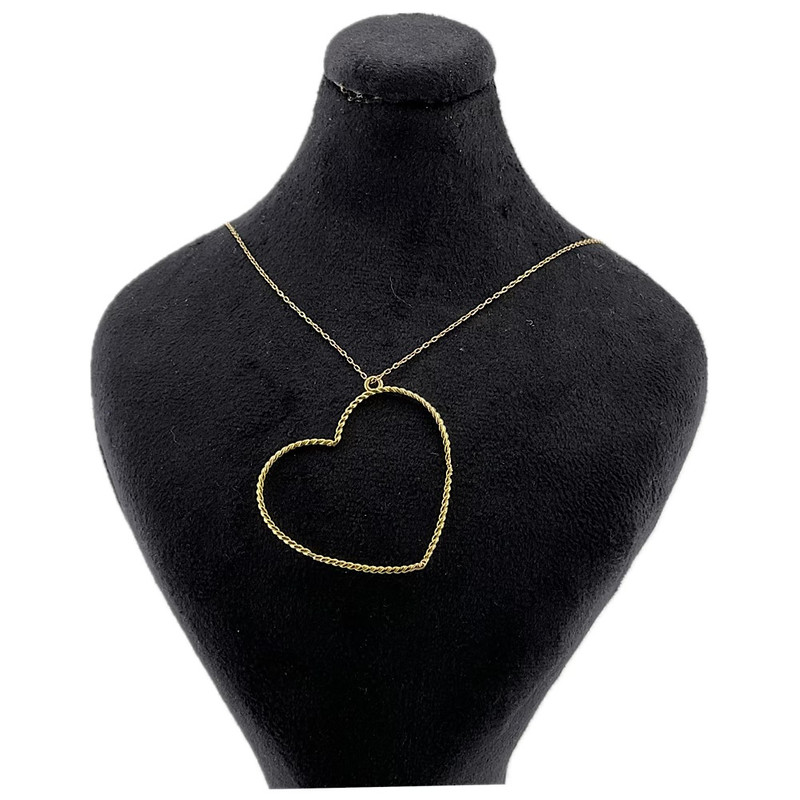 گردنبند طلا 18 عیار زنانه رستا گالری مدل قلب‌ کد 14030208