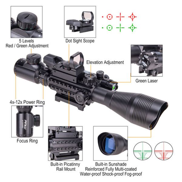 دوربین تفنگ کامت مدل ۵۰x۱۶-۴ T600