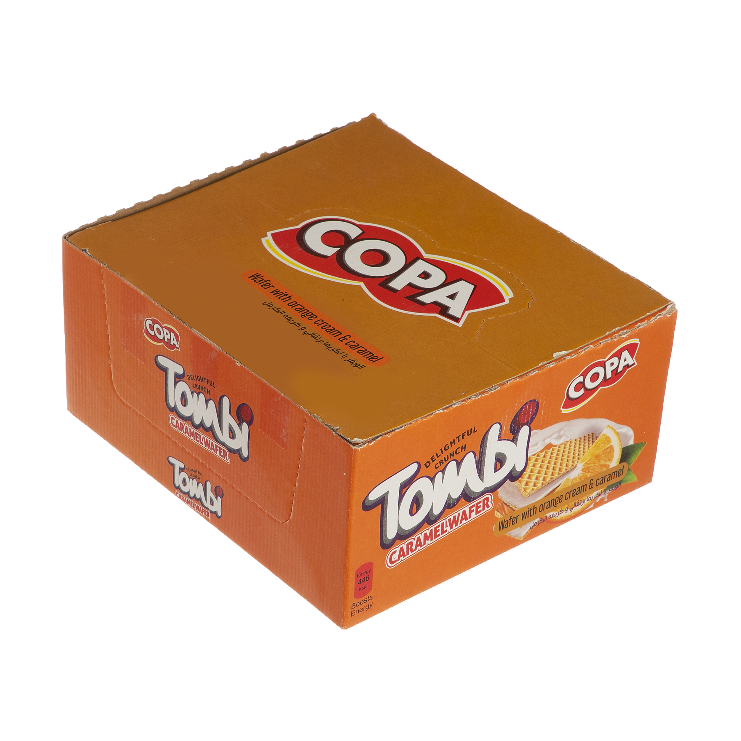 ویفر تامبی کوپا با طعم پرتقال - 18 گرم بسته 30 عددی