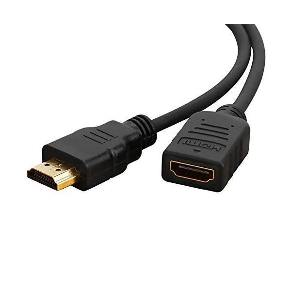 کابل افزایش طول HDMI مدل ‎HDMI-EXTENDER طول 0.2 متر بسته 2 عددی