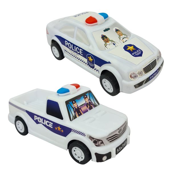 ماشین بازی مدل تویوتا بنز طرح پلیس کد 865461 مجموعه 2 عددی 