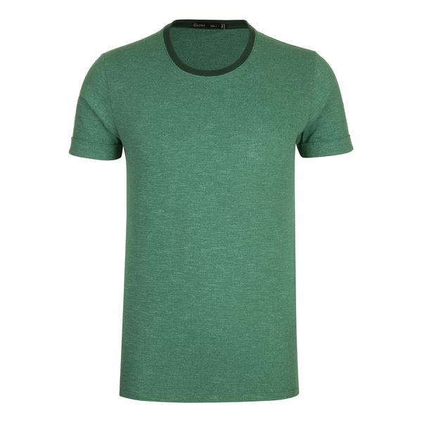 تی شرت آستین کوتاه مردانه باینت مدل 757-3 رنگ سبز