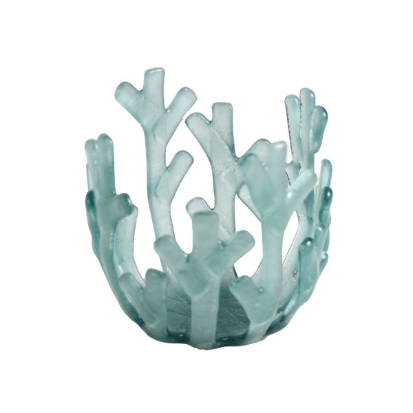 جاشمعی شیشه ای مدل مرجانی
