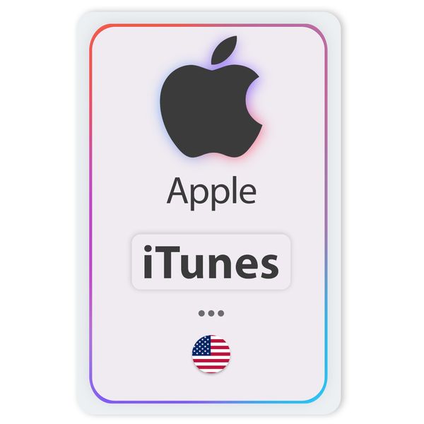 گیفت کارت اپل آیتونز آمریکا