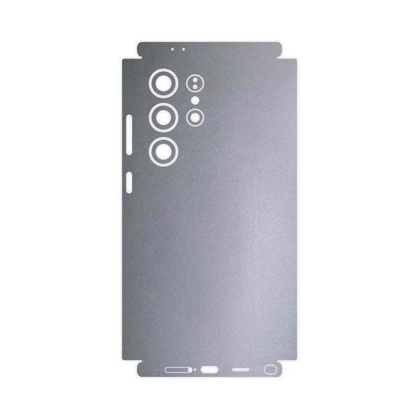 برچسب پوششی ماهوت مدل Matte-Silver-FullSkin مناسب برای گوشی موبایل سامسونگ Galaxy S24 Ultra