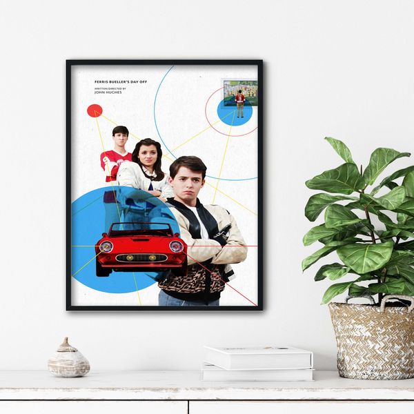 تابلو آتریسا طرح پوستر فیلم Ferris_Buellers_Day_Off مدل ATm595