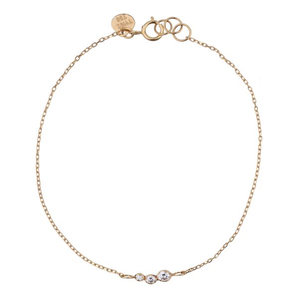 دستبند طلا 18 عیار زنانه گالری شیدا مجد مدل 25568 
