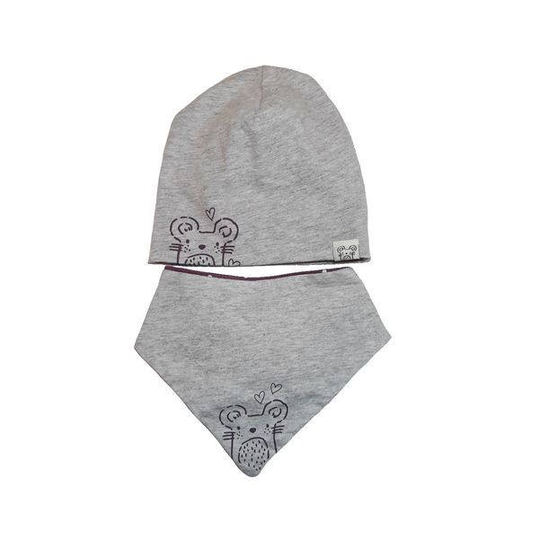 ست کلاه و شال گردن نوزادی ارنستینگس فمیلی کد 1885
