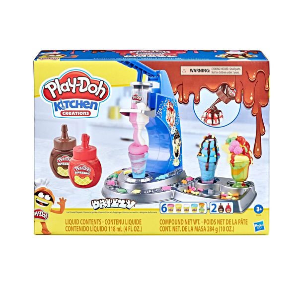 خمیر بازی هاسبرو مدل Play-Doh Drizzy Ice Cream کد E6688