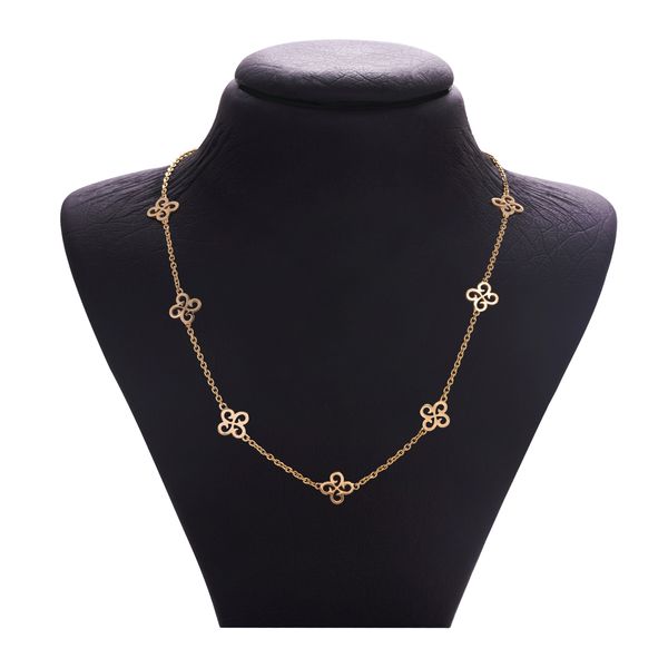 گردنبند طلا 18 عیار زنانه جواهری سون مدل 4352