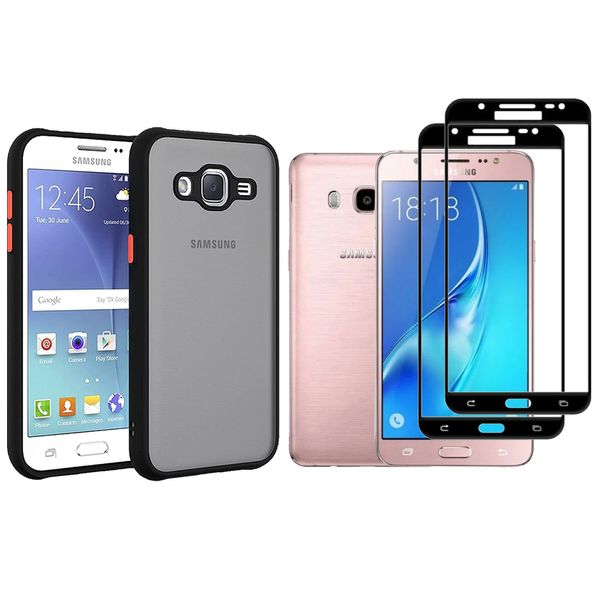  کاور ری گان مدل matte- j510 مناسب برای گوشی موبایل سامسونگ Galaxy J5 2016/J510 به همراه محافظ صفحه نمایش بسته 2 عددی