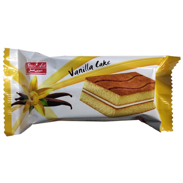 کیک لایه ای با طعم وانیل آلبینا شیرین عسل - 25 گرم بسته 72 عددی